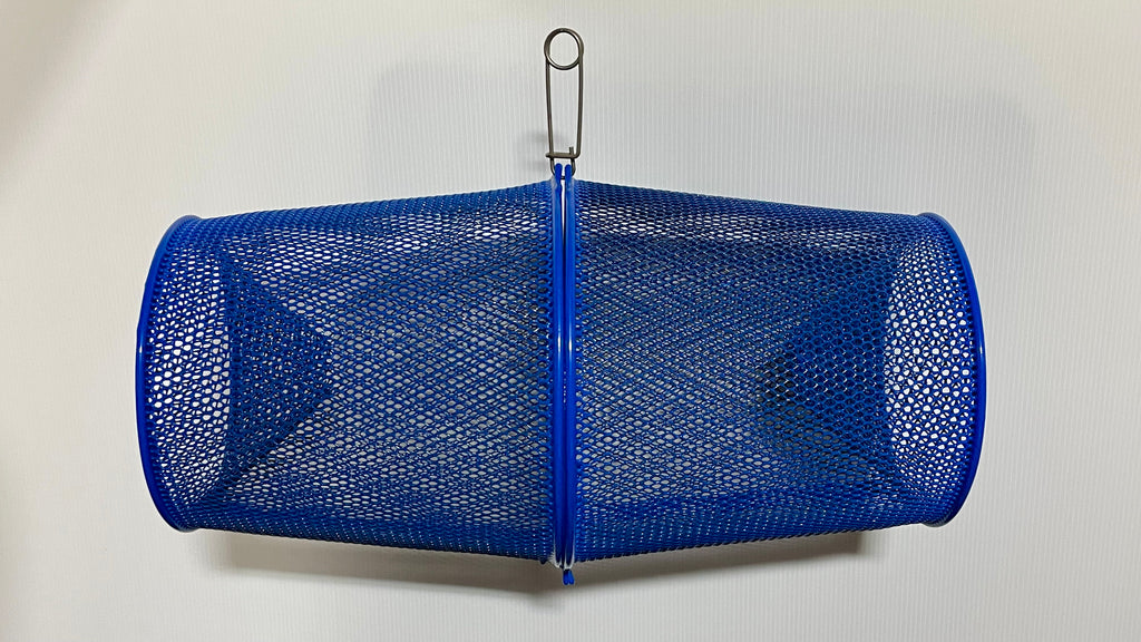 Minnow Trap 3/8-For crawfish, minnow 3/8 mesh, blue coated metal