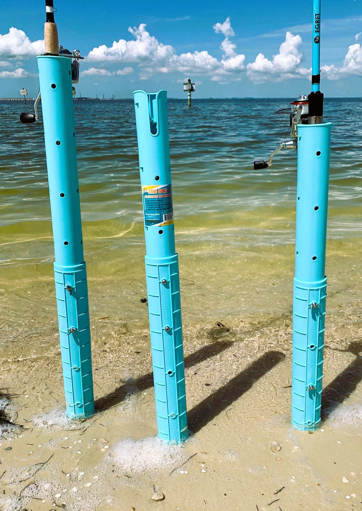 Fishing Rod Alloy Portable Holder Rack Sand Spike Rest Pack Surf Carp Stand  #2 