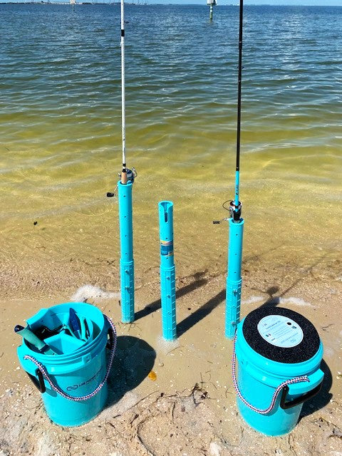 Toddmomy sea ​​pole lifting fold spring Fish Rod Rack Fishing Pole Holders  ground plug beach Spring Fishing Rod Holder fishing gear Beach Fishing Rod